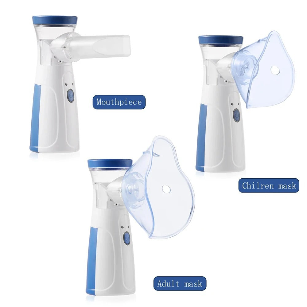 Portable Mesh Nebulizer – Quiet, Compact Respiratory Care Device for Adults & Kids
