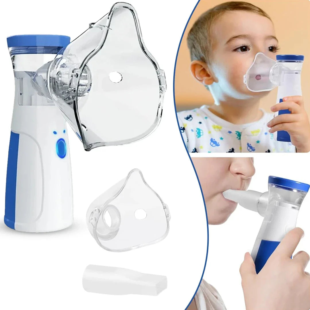 Portable Mesh Nebulizer – Quiet, Compact Respiratory Care Device for Adults & Kids